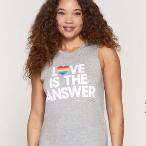 Spiritual Gangster Answer Muscle Tank Size Large Gray